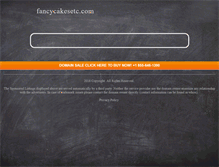 Tablet Screenshot of fancycakesetc.com
